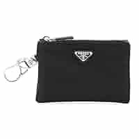 PRADA ブラックナイロン コインケース 2点セット Amazon | [プラダ] キーリング ポーチ コインケース メンズ